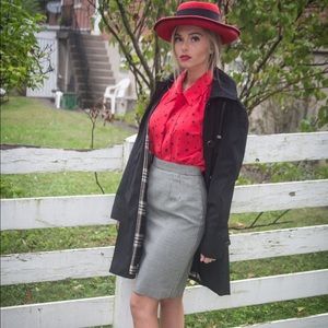 London Fog black Raincoat